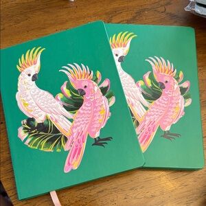 Set of two new lined journals- hard cover- each originally 8 selling both for 10